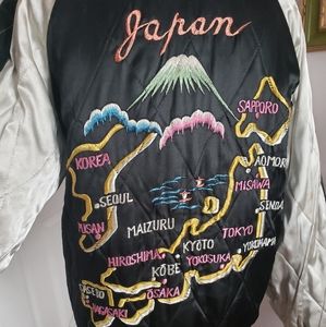 Vintage Japanese Reversible Stitched Coat